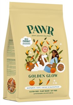 Pawr plantaardig golden glow wortel / ma&Iuml;s / pompoen / boekweit